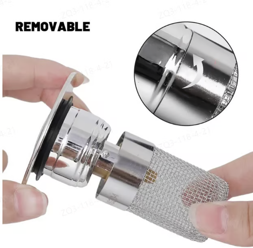 🔥Universal 2-in-1 Bathroom Kitchen Sink Stopper
