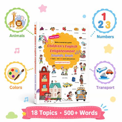 Children's English Enlightenment Finger Touch Sound Book