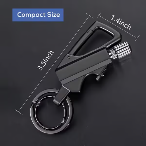 ✨ Permanent Match Infinity Lighter with Multitool Keychain Bottle Opener