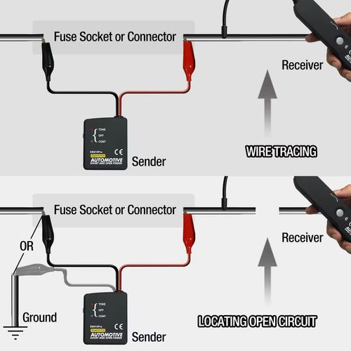 Automotive Short & Open Finder Short Circuit Detector Car Repair Tool Detector Track The Cables Circuit Test