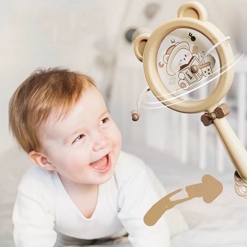 Early Education Rattle Instrument Toy Set for 0-2 Years Old Training Baby Auditory Sensory Touch Puzzle Early Education Toys