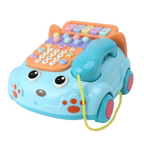 Baby Phone Toy Cartoon with Music Light Children Kids Pretend Phone Parent Child Interactive Educationcal Chinese English