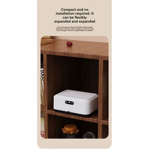 Compact Portable Foldable Clothes Dryer-Powerful PTC Heating-Travel Size Includes Cover And Manual