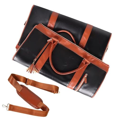 PU Travel Storage Bag, Folding Travel Bag, Large-capacity Hand-held Travel Bag, Multi-functional Waterproof Travel Organizer