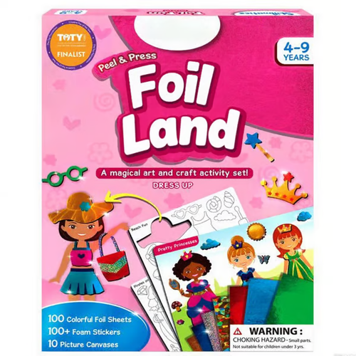 💥Foil land& Craft Activity 🤲💓No Mess Art Kit