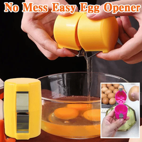 🔥Efficient Egg Cracking Tool, Handy Egg Separator