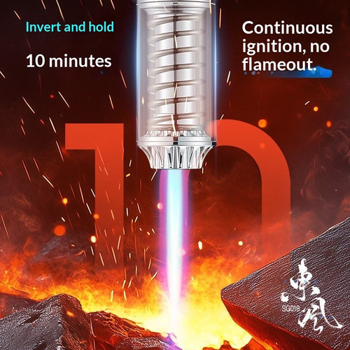 SG019Multi-functional cigar torch lighter, refillable, with jet flame and windproof design.