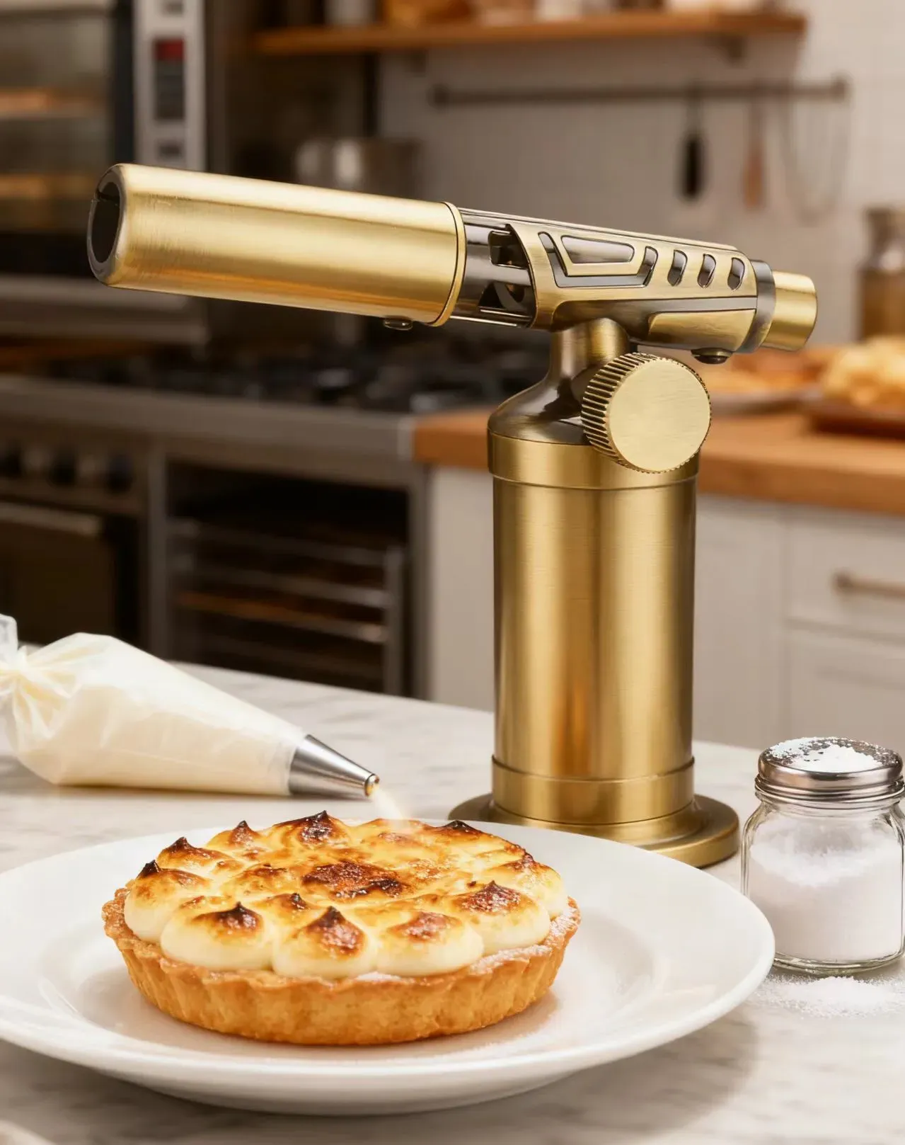 All-metal Windproof Butane Flame High-temperature Flame Torch Lighter