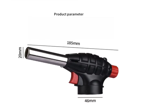 Portable butane welding gas ignition lighter flame gun flashlight camping and hiking ODM support kitchen use