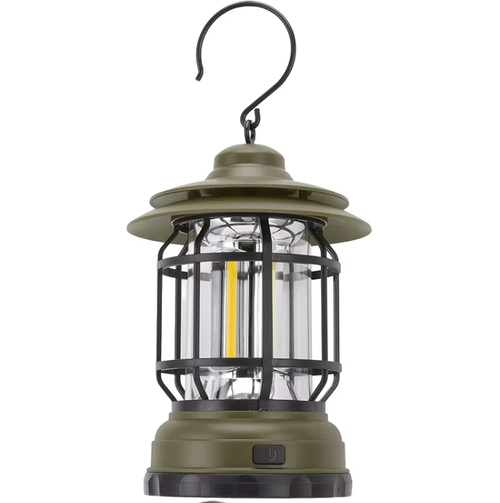 Retro camping lamp, battery-powered tent lamp, portable waterproof tent lamp, hiking tent