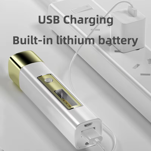 Mini Portable Strong Light Flashlight Rechargeable High Lumens Small Home Light Side Light Power Bank Outdoor Led Flashlight