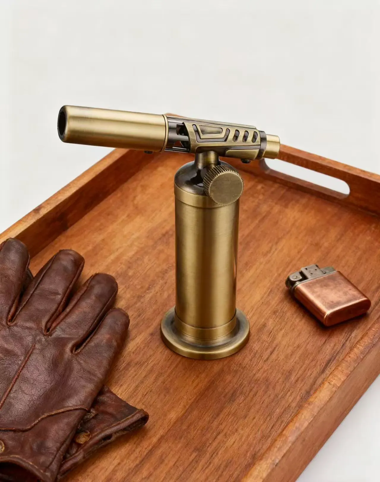 All-metal Windproof Butane Flame High-temperature Flame Torch Lighter