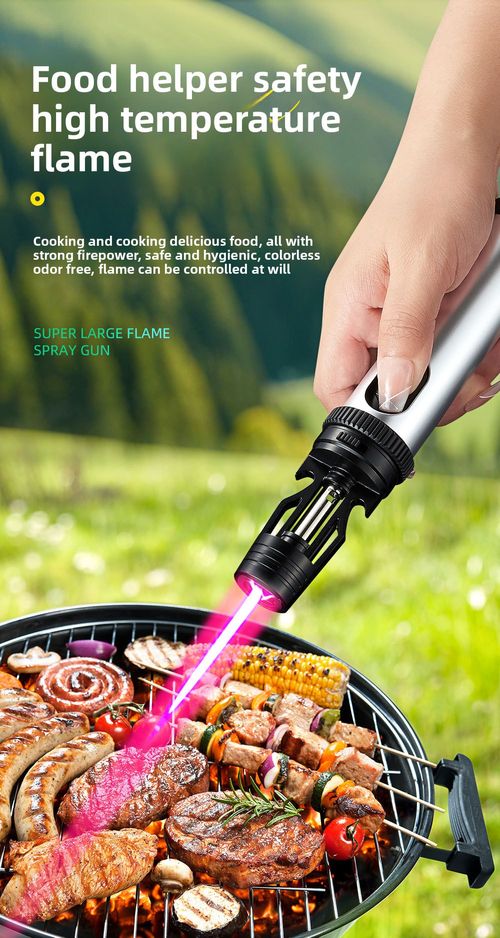 Multifunctional Torch Lighter Refillable Jet Flame Windproof Lighter Barbecue Bottle Opener（No gas)
