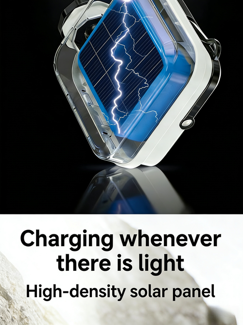 GT-150 Portable solar-powered light for night markets, household use, emergency power outage light, portable rechargeable outdoor camping light