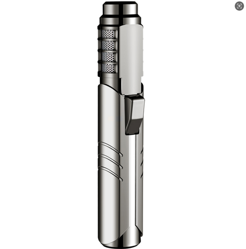 2025 Classic Metal Cigar Lighter Refillable Butane Windproof Portable Jet Flame Lighter with Bottle Opener Safety Lock SG006