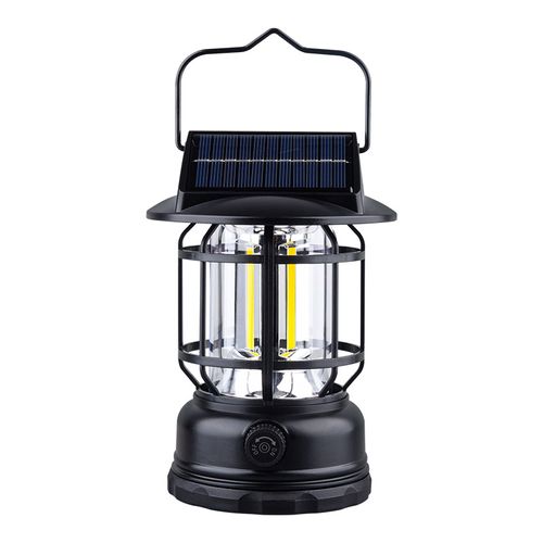 IP65 Portable USB Solar LED Lantern Rechargeable ABS Camping Lamps for Outdoor Emergency Lighting Camp Use