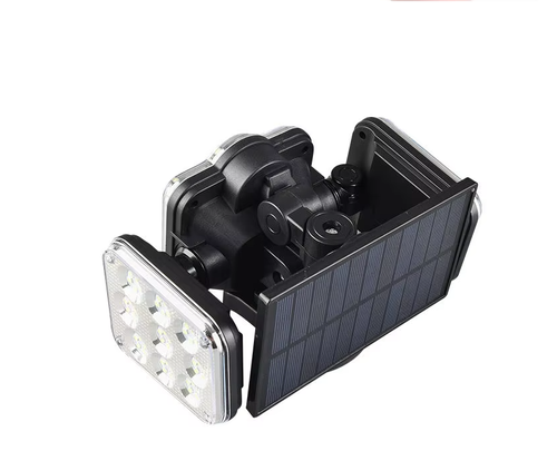 IP65 waterproof 3-head adjustable split 138 light-emitting diode solar wall lamp outdoor remote control