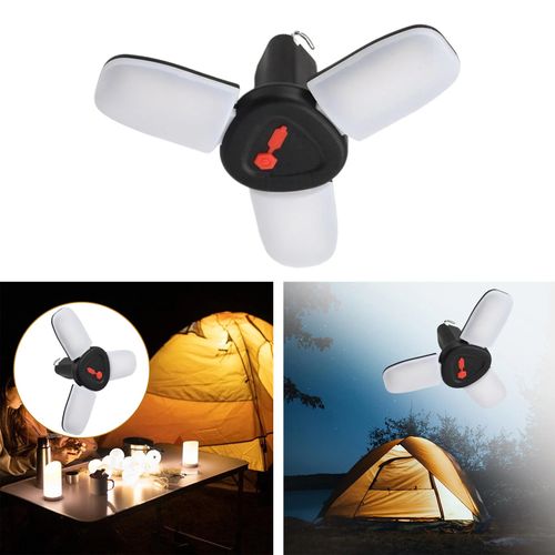 ZT-03 Portable USB rechargeable LED solar light, foldable outdoor hanging light for camping emergency charging.