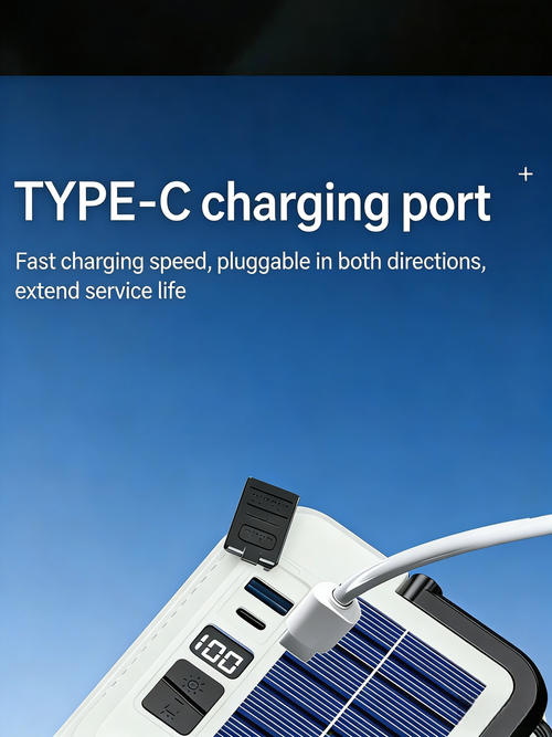 GT-150 Portable solar-powered light for night markets, household use, emergency power outage light, portable rechargeable outdoor camping light