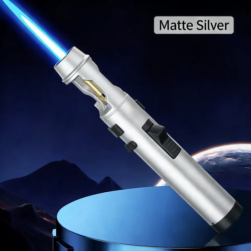 ZC-293Strong metal gas lighter, windproof, kitchen cooking torch, flame spray, barbecue, smoking accessories, cigar lighter, men's gift