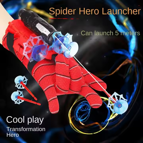 Spider Launcher Glove Set: Web - Shooting Fun