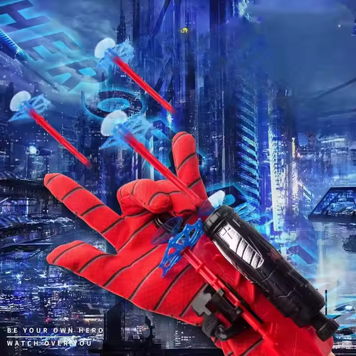 Spider Launcher Glove Set: Web - Shooting Fun