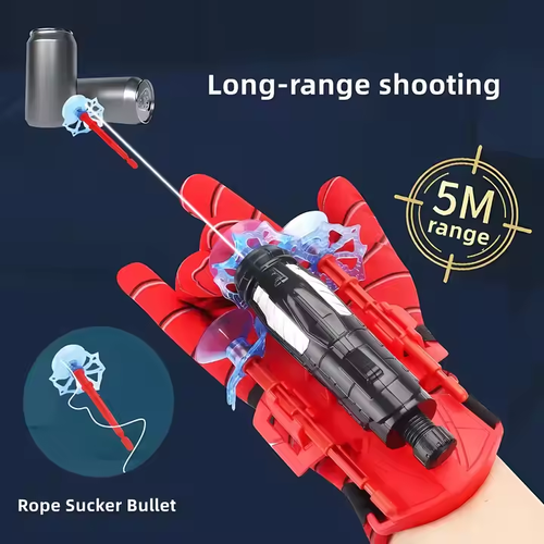 Spider Launcher Glove Set: Web - Shooting Fun