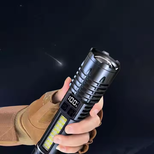 Multi - Func Outdoor Tactical Flashlight: Bright & Zoom