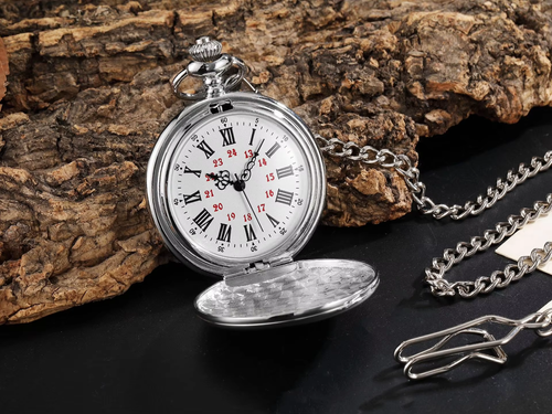 To My Son Engraved Gold Pocket Watch