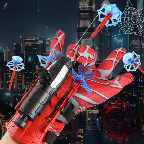 Spider Launcher Glove Set: Web - Shooting Fun