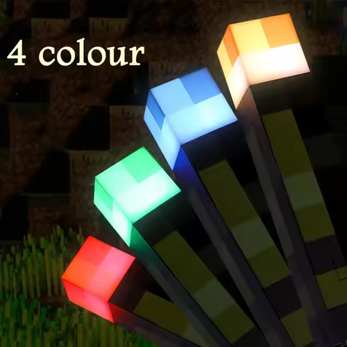 Minecraft Torch Lamp: 4 - Color Changing