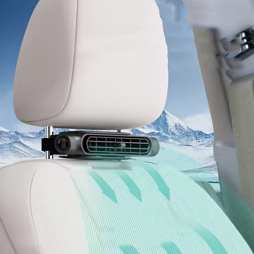 3 - Speed Car Seat Cooling Fan: Fast - Cool Mini Solution