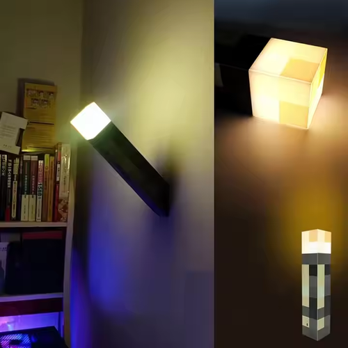 Minecraft Torch Lamp: 4 - Color Changing