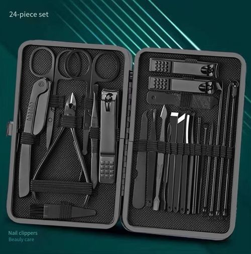 Sleek Black 24 - Piece Nail Care Collection