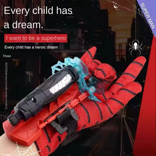 Spider Launcher Glove Set: Web - Shooting Fun