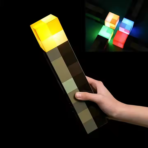Minecraft Torch Lamp: 4 - Color Changing