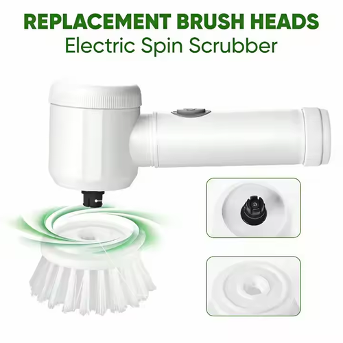 Auto Electric Cleaning Magic Brush: Multi - Head Cleaner