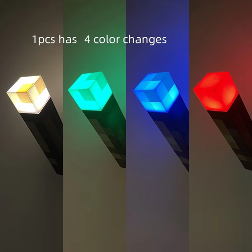 Minecraft Torch Lamp: 4 - Color Changing