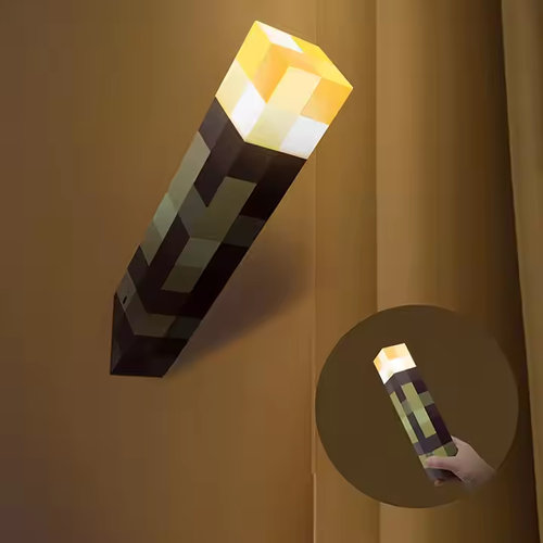 Minecraft Torch Lamp: 4 - Color Changing