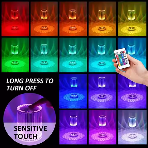 16RGB Touch & Remote Crystal Mood Lamp
