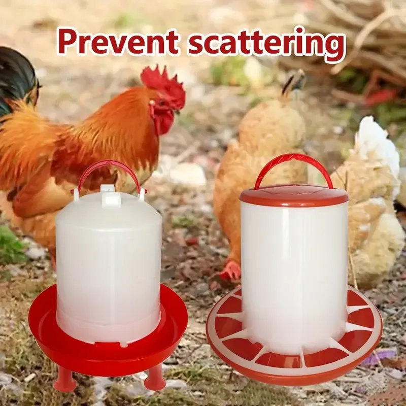 Feeding buckets and water buckets