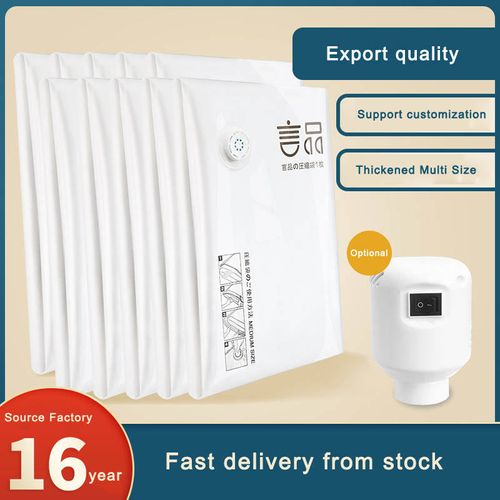 Extra-large thick vacuum compression bag