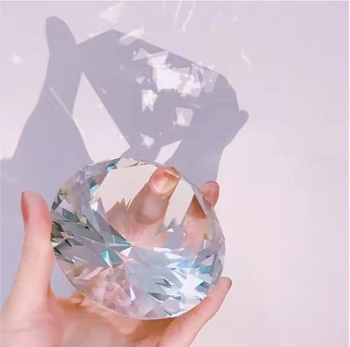 Factory Outlet 8CM Crystal Diamond Home Wedding Decoration Gift Exquisitely Carved Crystal Diamond