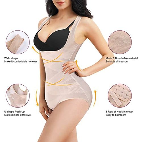 🔥High-Waist Shapewear Bodysuit – Sculpt Your Dream Curves ✨