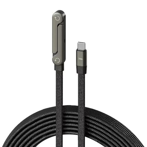 Fast Charging USB-C Cable with Foldable Phone Stand