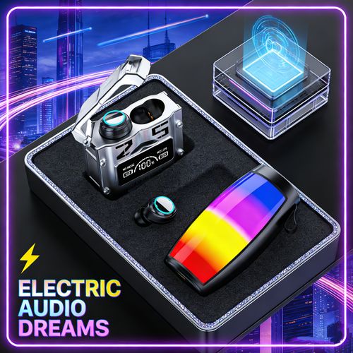 Headphones plus Bluetooth speaker