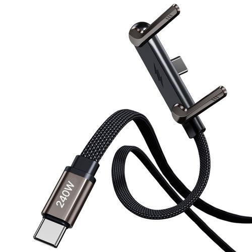 Fast Charging USB-C Cable with Foldable Phone Stand