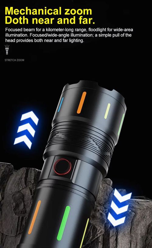 Waterproof  Portable high-intensity flashlight