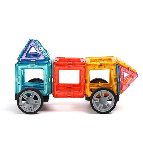 Children's magnetic building block set