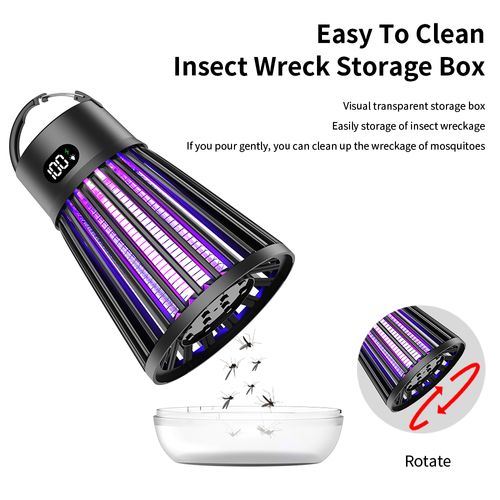 Solar Rechargeable Mosquito Killer Lamp